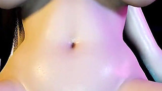 Chubby Chick Ride the Big Cock - 3D Animation