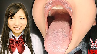 POV Video: Virtual Tongue Kissing with Suzu Shiratori!