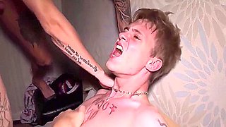 Stepdaddy And Two Guys With Big Dicks Fuck Cute Twink Hard 15 Min