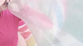 HD B2p 24 Iches Transparent Balloons Pool Inflatable Fun Day