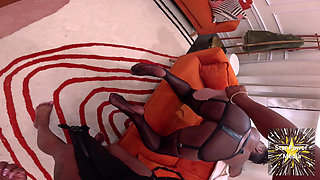 Golden Goddess Unleashes Punishment on Omgiana's Craving Bottom