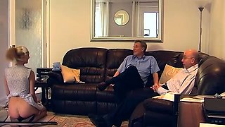 Young amateur pussyfucked by old guy