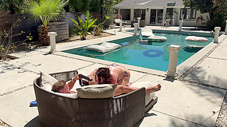 Bts with Busty & Horny August Heat