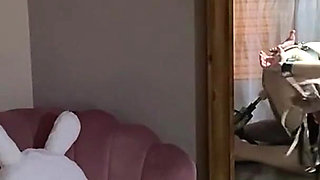 French Pegging - Femdom: Whipping, Fucking Machine, and Blowjob Under Control