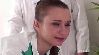 Chelsy whipped by her doctor