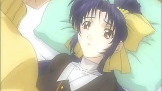 Cum covered japanese anime slut in fuck session gets banged