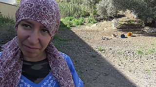 Turkish Farmers Wife Has Rough Sex with American Soldier in Turkey