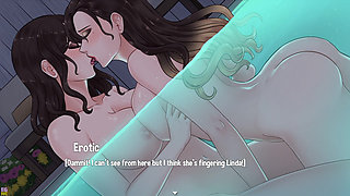 House Chores #38: Two Hot MILFs Masturbating in the Pool