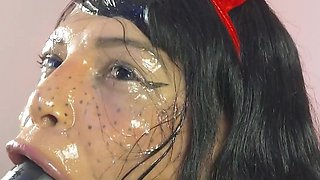 Crazy Ana Sucks BBC Mercilessly