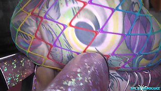 Truly Amazing Bukkake with Inked Babes Piggy and Rosa Part 1