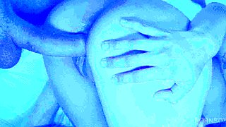 Hardcore outdoor anal sex threesome