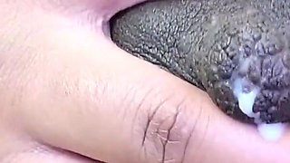 Twisting My Hard Nipples Closeup Lactating