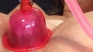 Hot MILF Enjoys a Pussy Pump Oozes Creamy Female Ejaculation