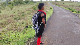 Village girl returning home from college, stops a boy's bike and it starts raining - village college girl movies in hindi xxx.