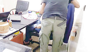 I finally got my coworker to fuck me in my office parte 3