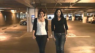 Rita meets her friend in airport and have some fun