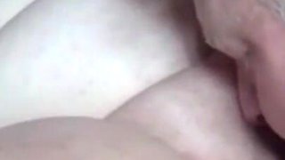 XXL ugly fat couple pussy licking pussy fucking cum on tits