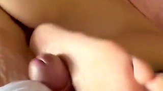 Horny Filipina Is Best at Public Office Footjob. Her Toes and Soles Are Juicy and Hot!