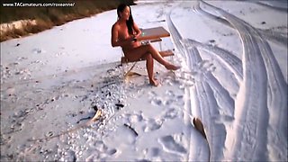 Slutty Bitch On The Beach - Roxeanne