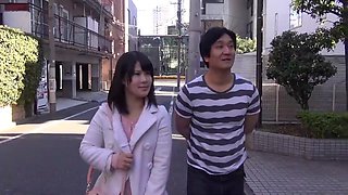 Japanese Babe Spreads Legs For A Fuck Creampie