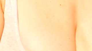 Wifey Lets Her Big Boobs Out in This Tight Sports Bra