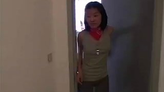 French and Asian Girlscouts threesome