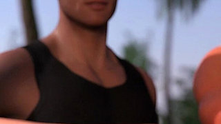 Dominos Beach 3 Topless Beach Beauties