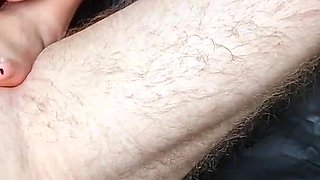 High Heels Footjob and Handjob with Cumming on Feet