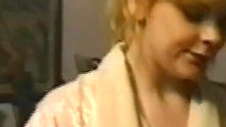 Sexy Young Horny Slut Fucked and Cummed in Mouth by Big Vintage Cock