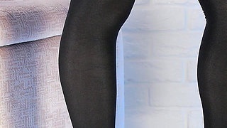 41-shiny Legs and Heels, and Maybe a Nylon Pussy with a Butt, Are Made for You to Jerk off!*4k 60fps