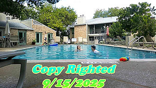 BBW Nurse Vicki Play Time in the Pool with Handsome Harry