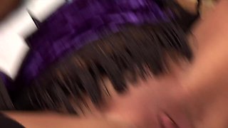 Take that BIG BLACK DICK - Alluring Gypsy gets screwed by black man in hottie interracial scene - Hard fuck