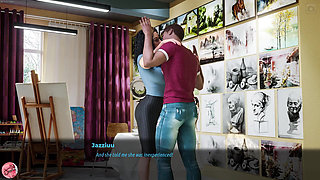 Busty teacher sucks my dick while her husband waits outside the classroom - Jazziuu