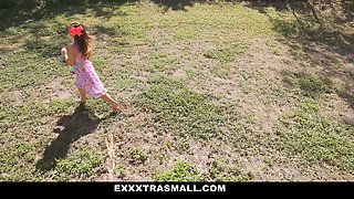 Petite teenage sperm met