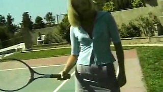 Hot Blonde Babe Fucked From Behind Outdoors