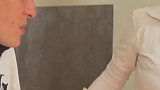 My Stepmother Takes Advantage of Dad Leaving the House to Fulfill Her Fantasy of Feeling My Thick Cock.