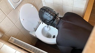 Golden Shower on Toilet Slave POV (208)