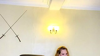 Amateur mature CD solo