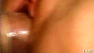 Experience a vintage brunette's wild muscle show with intense passion