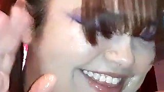 Co-worker Blowjob #1 - Cum in Mouth in Deejay Booth