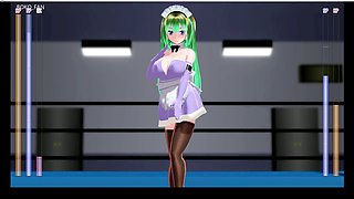 3D animated damsel in distress scenes with ultimate struggle