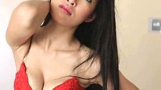 Skinny Filipina Sucks a White Daddy