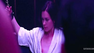 Hot Threesome Blowjob in Dark Room - 365 Days Movie Scene