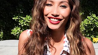 Nude latina lets her personality shine