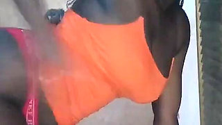 Jamaican Ebony Booty Clapping Her Big Ass Such a Naughty Sexy Black Teen Twerking Her Fat Big Butt