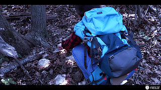 Valentina Nappi Goes Hiking and Gets Freeze Fucked by Native Guy - All Natural Italian Babe Mind Control