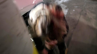 Anal in Public Restroom and Steamy Blowjob in Parking Lot