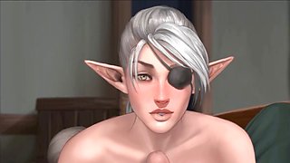Misskitty2k brings the heat with some royal make-out tit fucking action featuring Lana the advisor