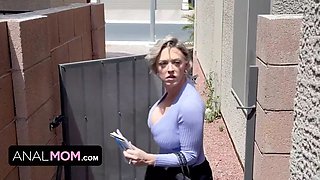 Dee Willams, the busty MILF, gets naughty in private property & rides a big dicked hippie