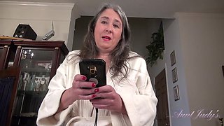 Your Step-Auntie Grace Catches You with Porn, Gives You The Real Thing Instead